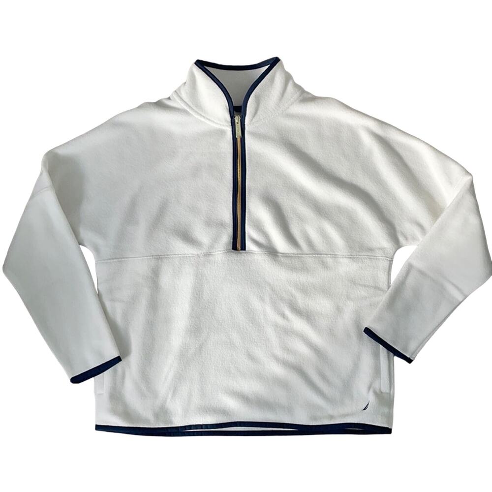 NWT Nautica Nautex Quarter Zip Up Pullover Fleece Size Small